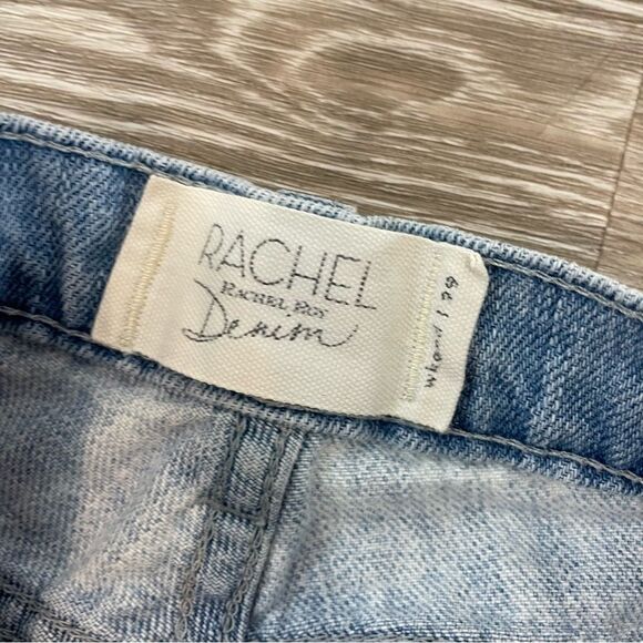 Rachel Rachel Roy Women's Size 28 Blue Ripped Low Rize Denim Jeans - Picture 4 of 12